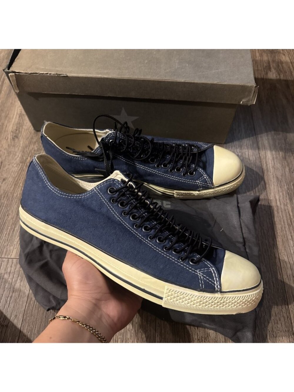 CONVERSE All-Star X John Varvatos Multi Eyelets Blue  Sneakers Mens 13